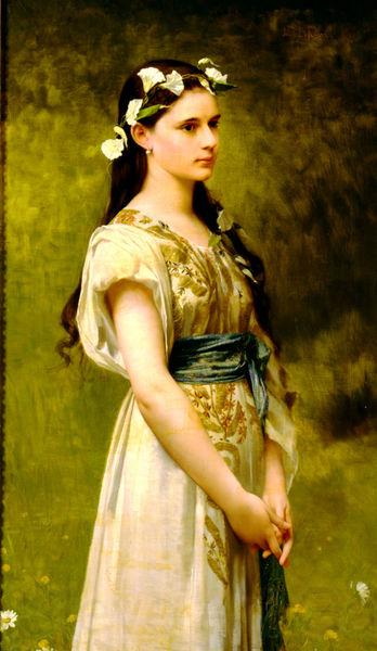 Jules Joseph Lefebvre Portrait of Julia Foster Ward